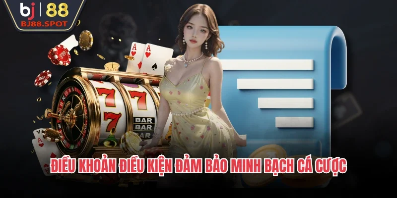 Điều khoản điều kiện đảm bảo minh bạch cá cược