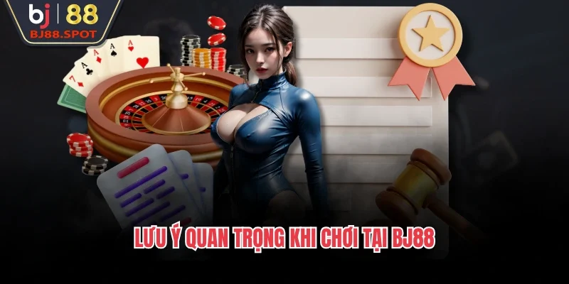 Lưu ý quan trọng khi chơi tại BJ88